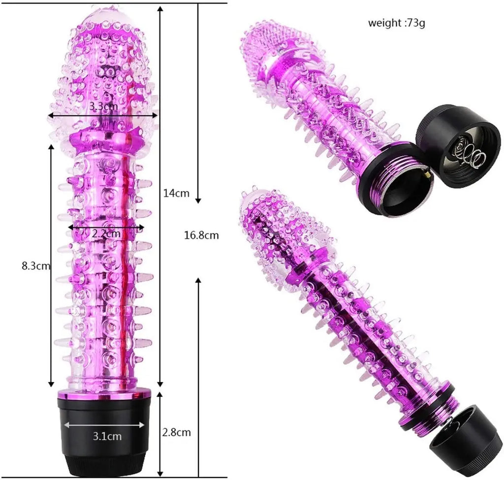 Dildo Vibrador con Textura