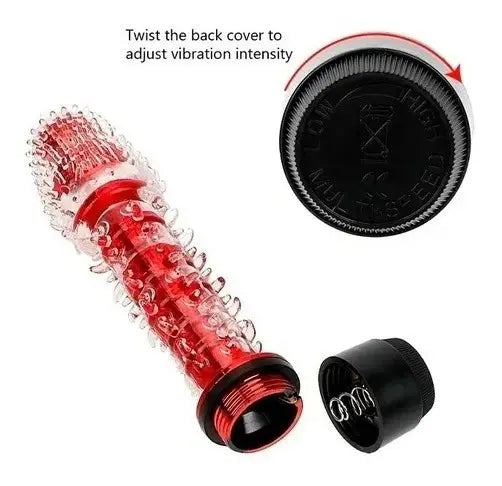 Dildo Vibrador con Textura