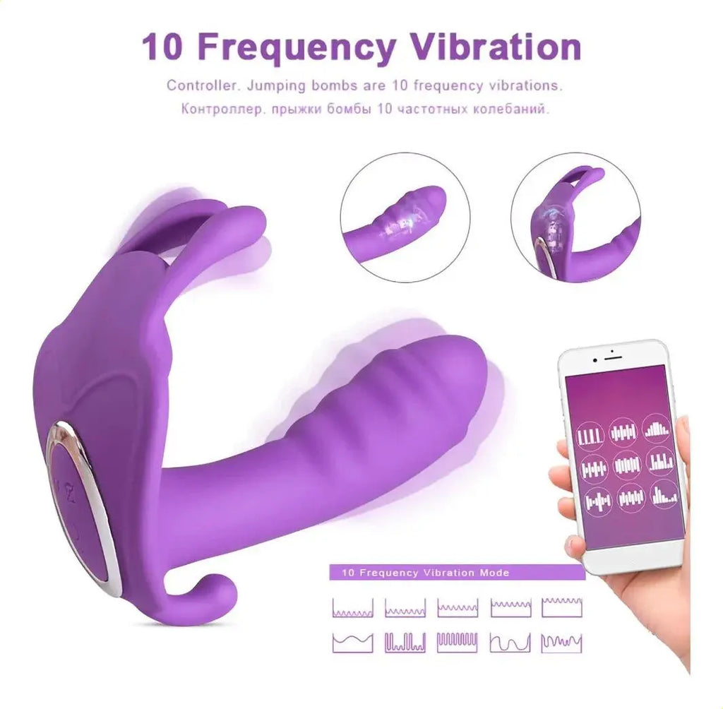 Vibrador controlado por teléfono