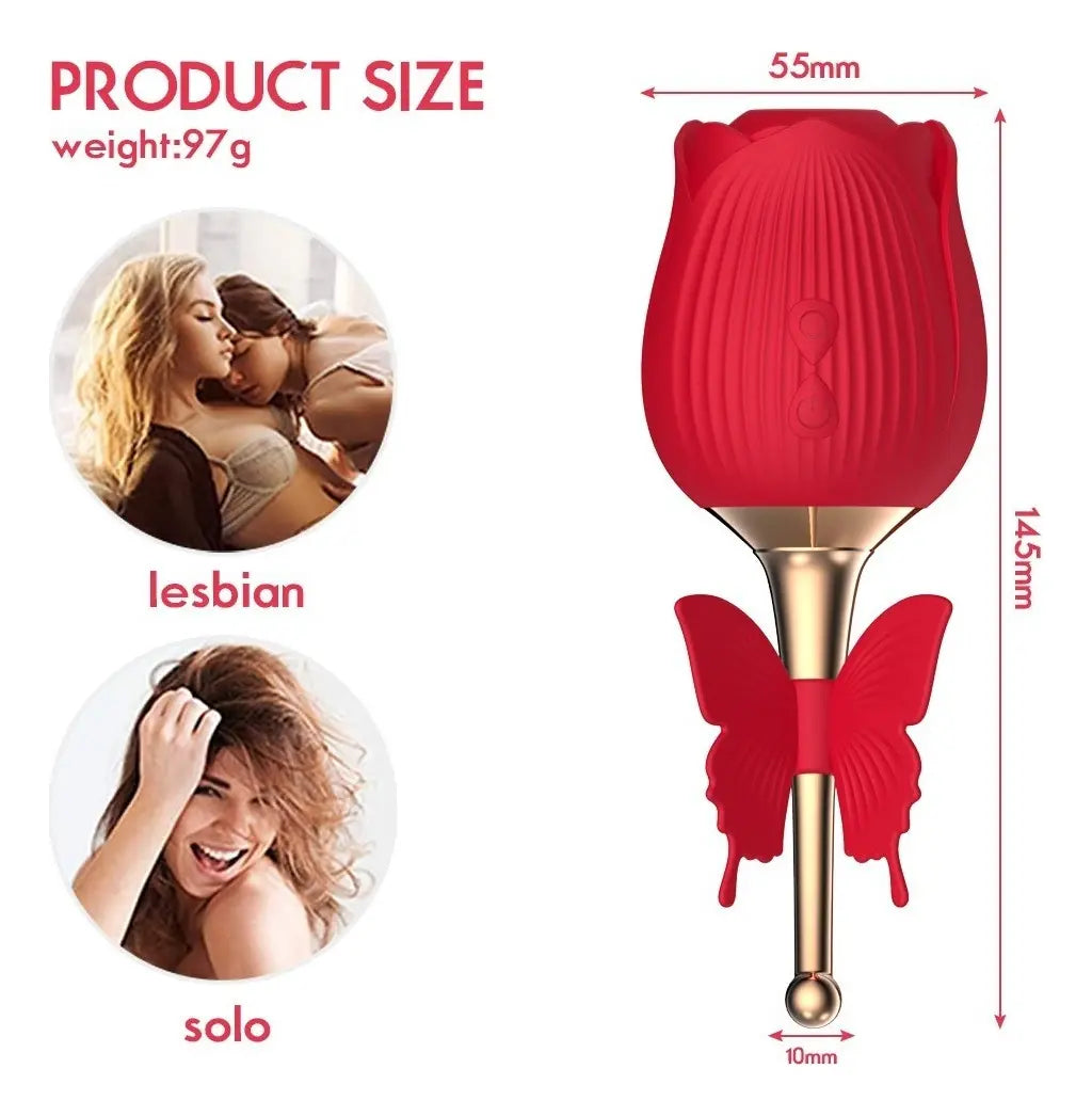 Vibrador Succión Vaginal