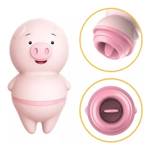 Vibrador Con Diseño De Cerdito Lilo