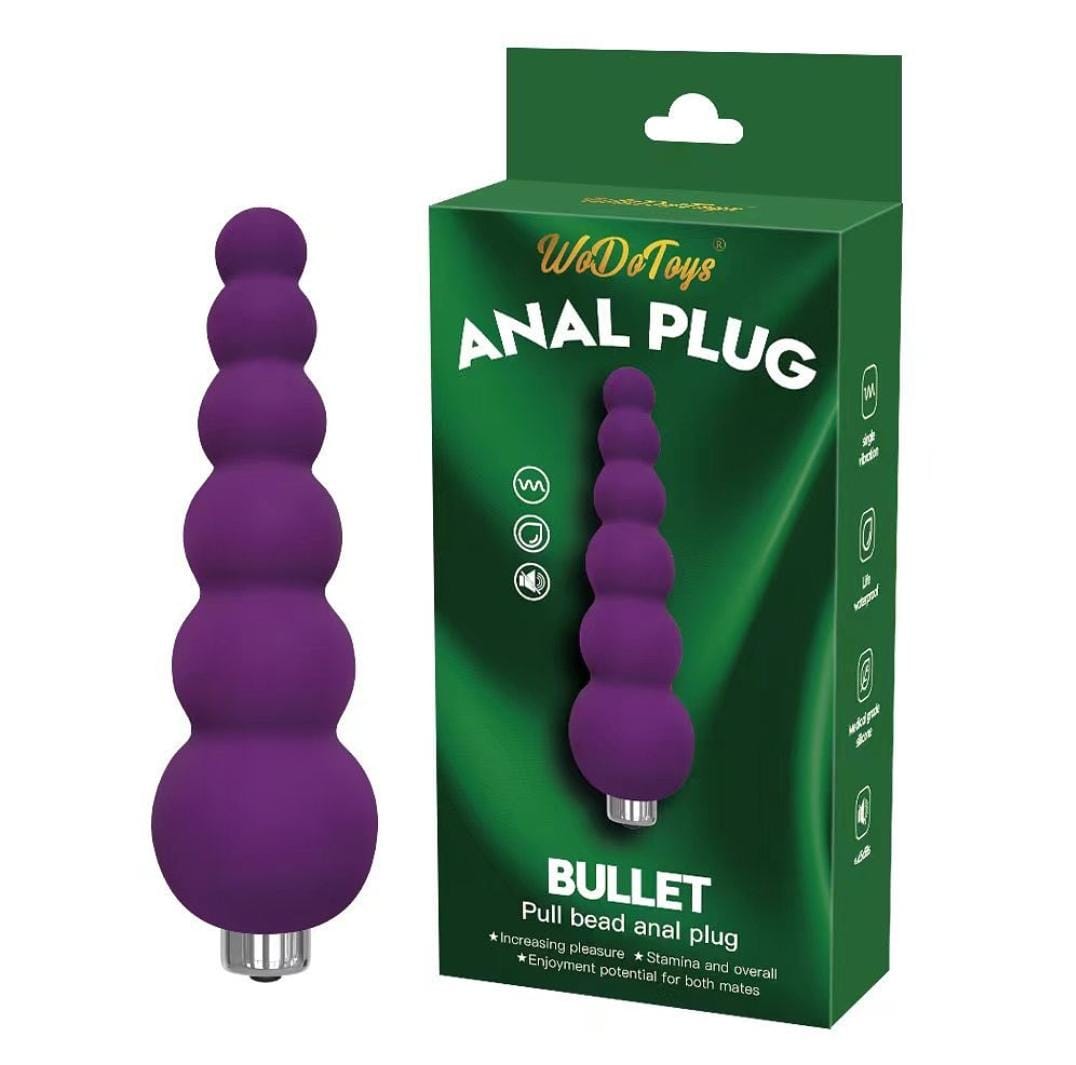 Plug Anal de Silicona Vibrador