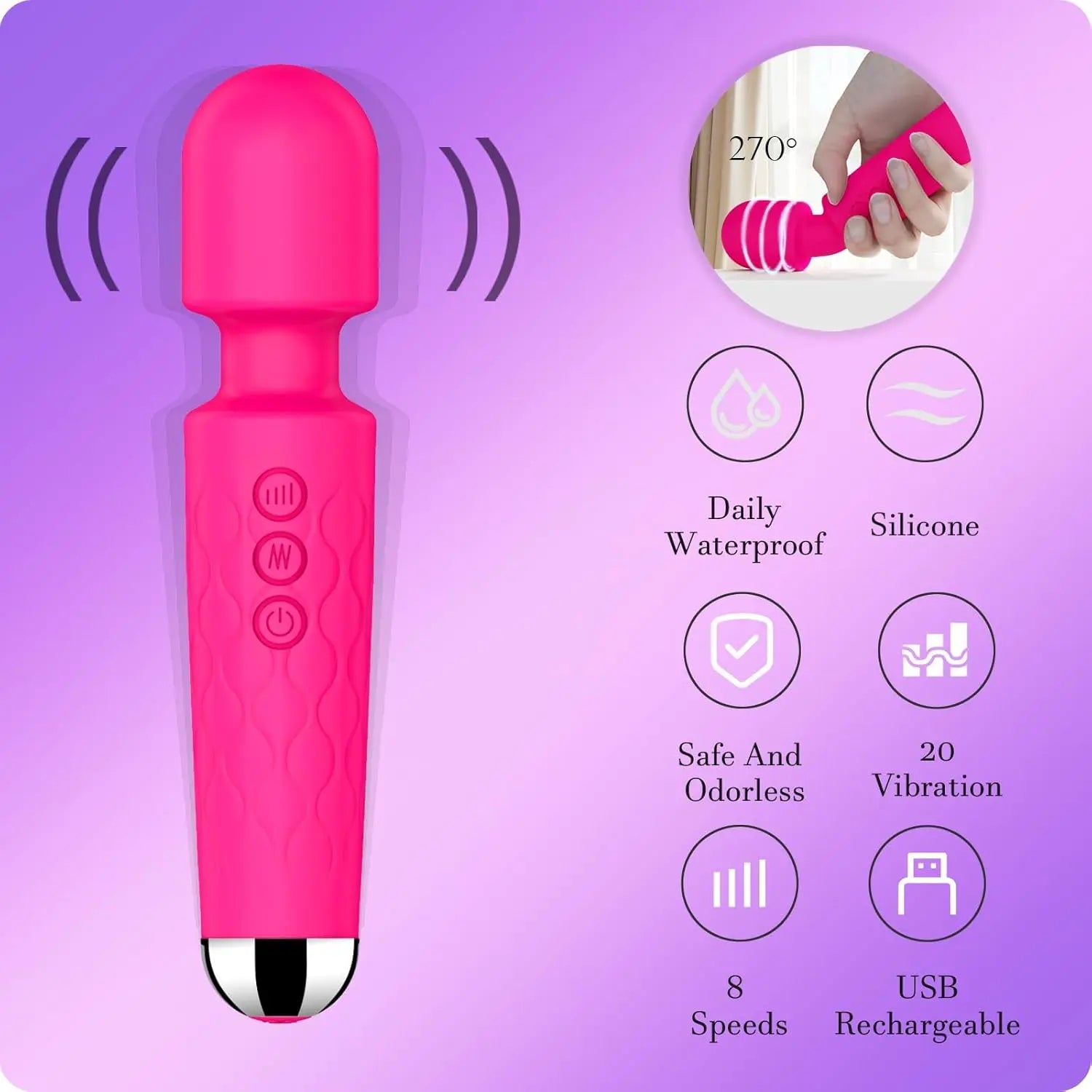 Vibrador de varita